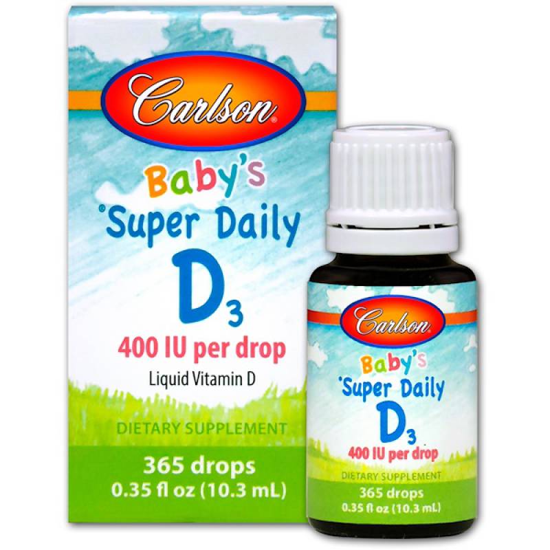 damla, çocuklar için sıvı D3 vitamini, 400 IU