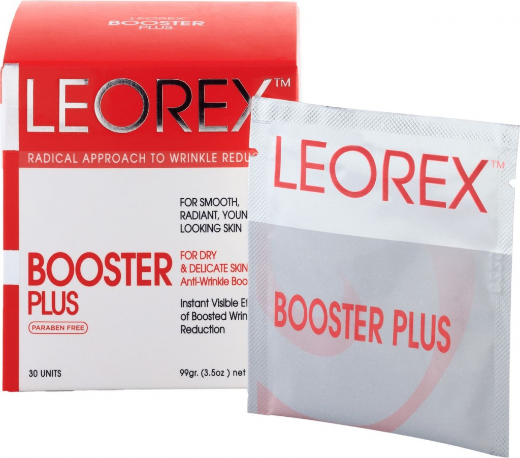 LeorexBooster плюс маска против бръчки, 10 сашета