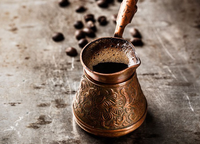 Trieu Turk per fer cafè