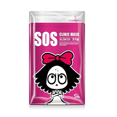 SOS KLİNİK MASKE MAVİ KUMAŞ MASKESİ