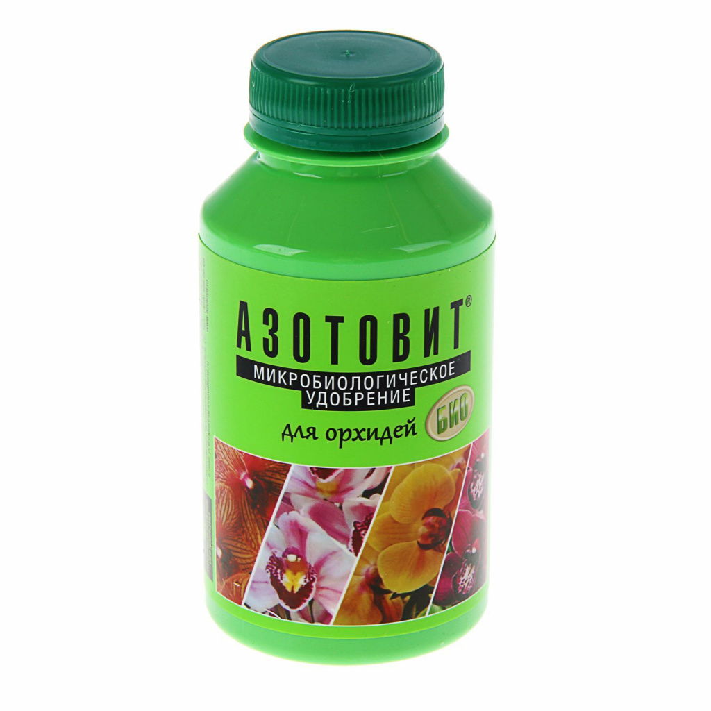 Orkide için gübre Azotovite, konsantre, PET şişe, 0.22 l
