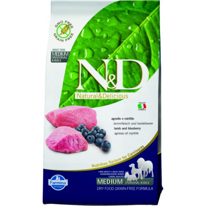 FARMINA N & D grūdų nemokamai
