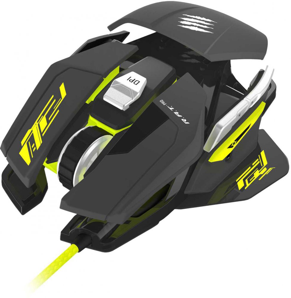 Mad Catz R.A.T. „Pro S Gaming Mouse“ kompiuteriui „Black Black USB“