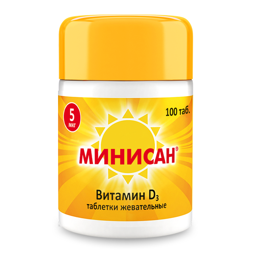 MINISAN VITAMINE D 3 20MKG №100