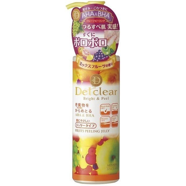 MEISHOKU DETCLEAR PARLAK VE SOYUN AHA ve BHA MEYVE SOYMA JELLY.jpg