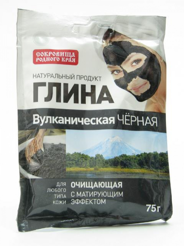 Phytocosmetics. Vulkanska crna glina