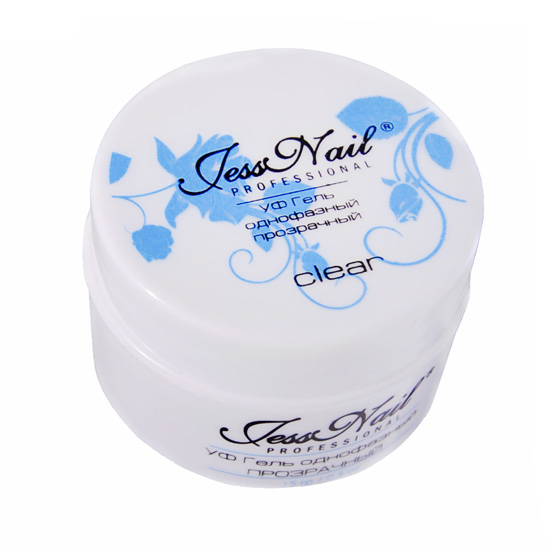 JESSNAIL EINPHASIGES TRANSPARENTES GEL - KLAR (15 G.). Jpg