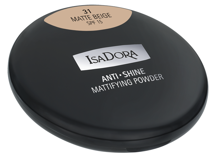 IsaDora Anti Shine matificējošais pulveris SPF 15