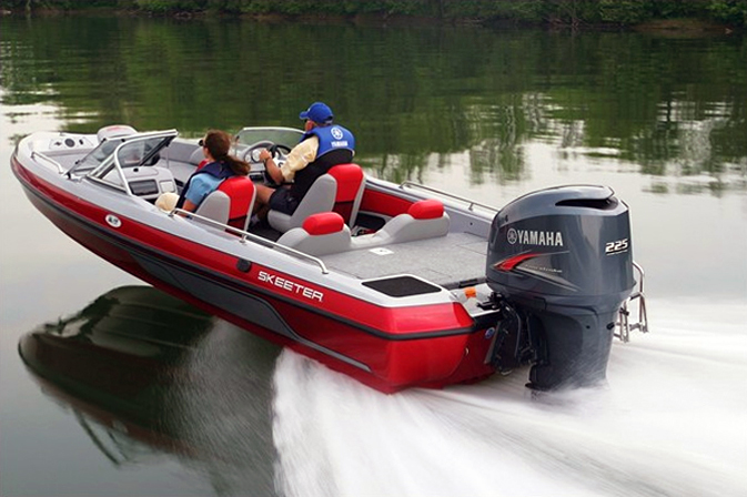kies een boot onder de motor