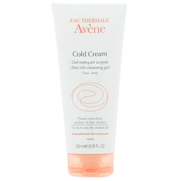 Aven nutritivo gel de limpeza com creme frio