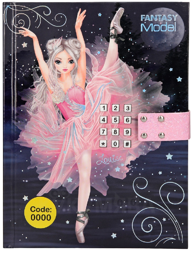 Dagboek met code en muziek Depesche TOPModel Fantasy Ballerina