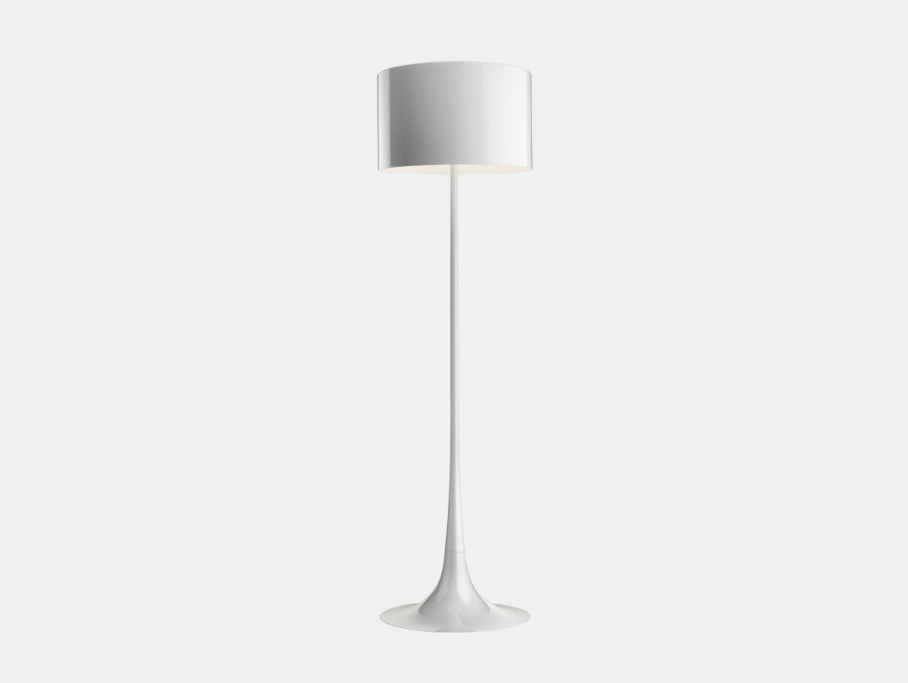 Flos Spun Light F Glanzend wit F6612009