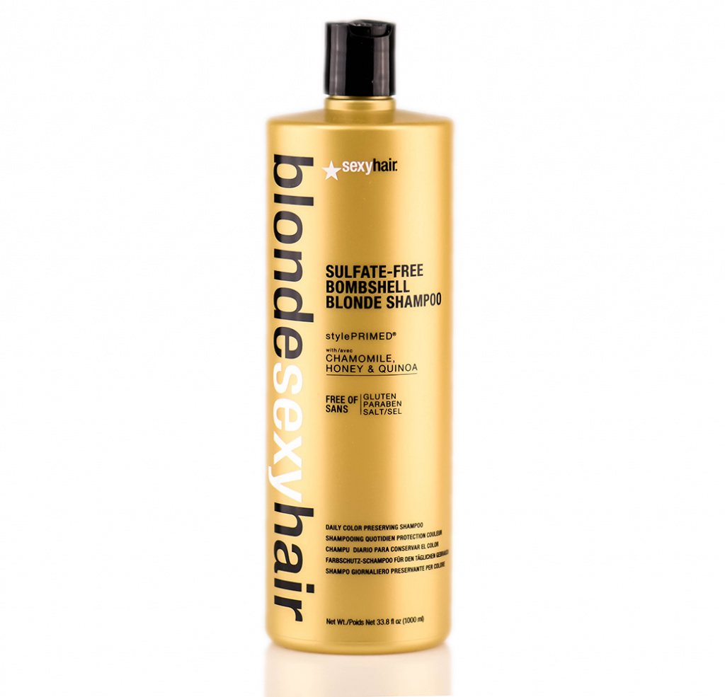 Shampoo sexy cabelo loiro sulfato livre diariamente