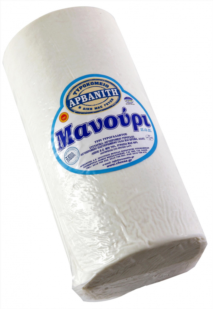 UKUSNI GRČKI SIR MANOURI PDO 170 g vakuuma