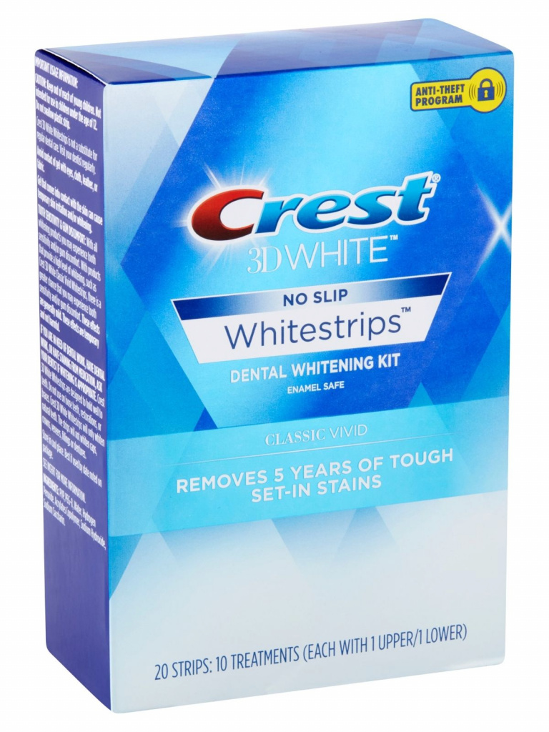 Гребена 3d Бяла Whitestrips Класическа Ярка Нова