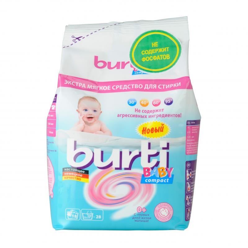 Bērnu koncentrēts veļas mazgāšanas līdzeklis Burti, 900 ml