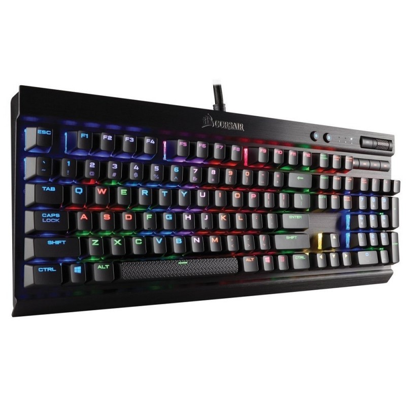 Corsair Gaming K70 LUX RGB Vyšnių MX RGB Raudona juoda USB