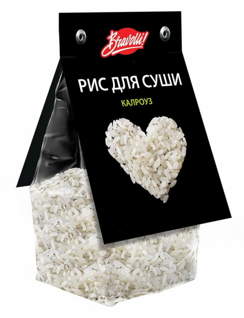 Bravolli Riža za suši okruglog zrna Fushigon, 350 g