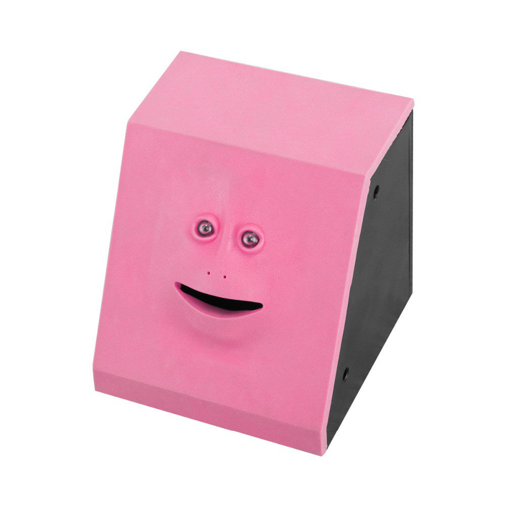 Kauwen spaarpot Gezicht bank, roze