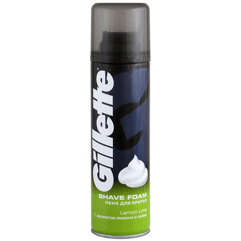 Gillette Classic пяна за бръснене с аромат на лимон и лайм