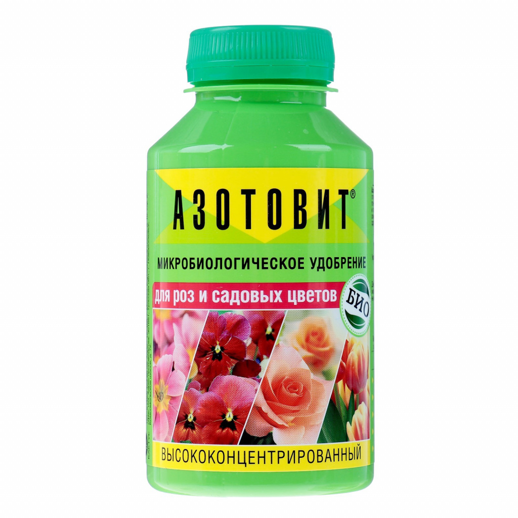 Mikrobiyolojik gübre Güller ve bahçe çiçekleri için azot, A10050, 220 ml