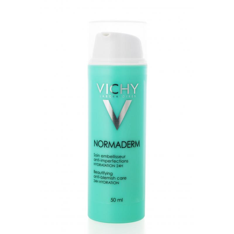Vichy NORMADERM. Kusurlara karşı düzeltici bakım, 24 saat nemlendirici