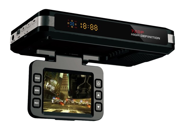 radarski detektor s videorekorderom