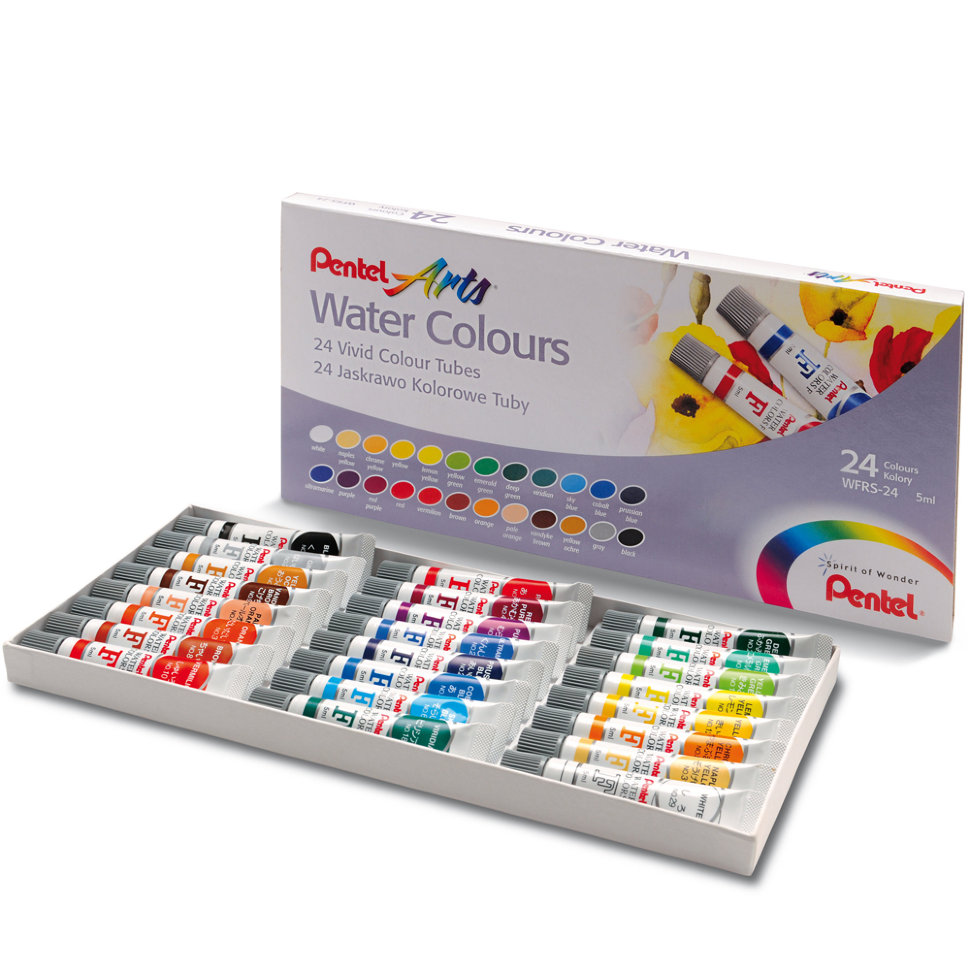 Pentel vodene boje 24 boje