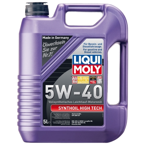 LIQUI MOLY Synthoil Yüksek Teknoloji 5W-40