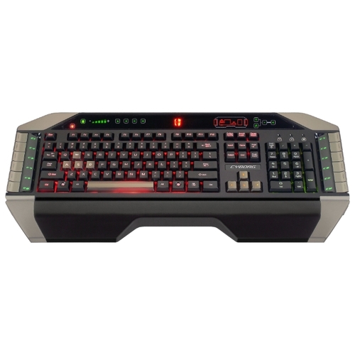 Mad Catz Cyborg V.7 „Black-Grey“ USB klaviatūra