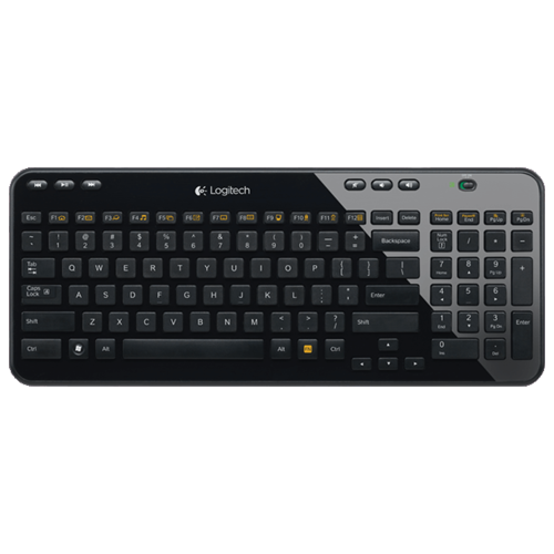 Teclat sense fils Logitech USB K360 Negre